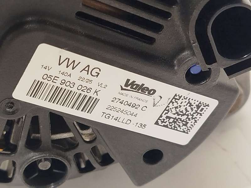 Recambio de alternador para seat arona (kj7, kjp) 1.0 tsi referencia OEM IAM 05E903026K 2740492C TG14LLD 5