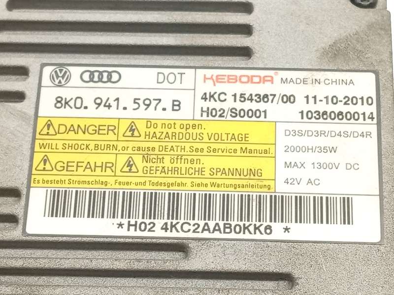 Recambio de centralita faros xenon para volkswagen passat b7 (362) 1.8 tsi referencia OEM IAM 8K0941597B 3