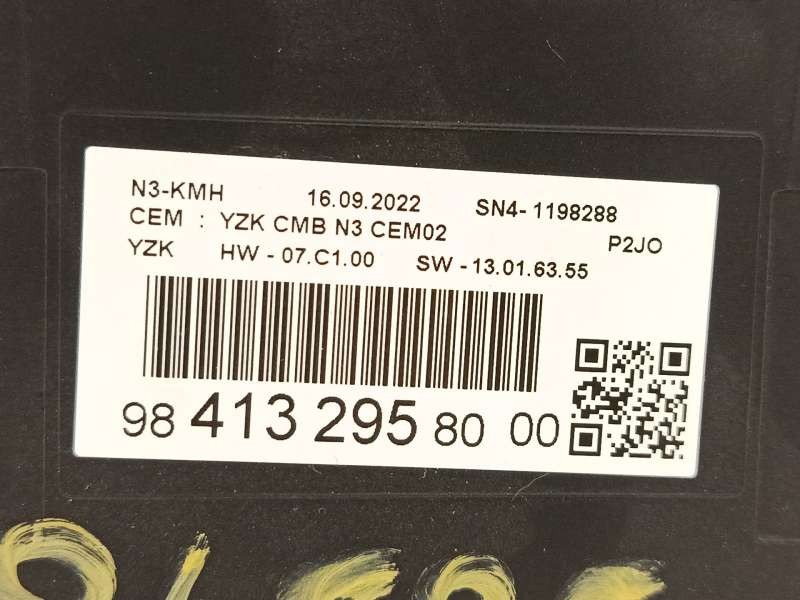Recambio de cuadro instrumentos para opel corsa f (p2jo) 1.2 (68) referencia OEM IAM 9841329580 6