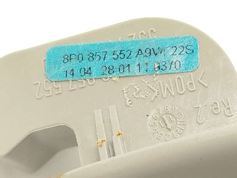 Recambio de parasol derecho para audi a3 (8p1) 1.2 tsi referencia OEM IAM 8P0857552A9V4 - Blanco 4