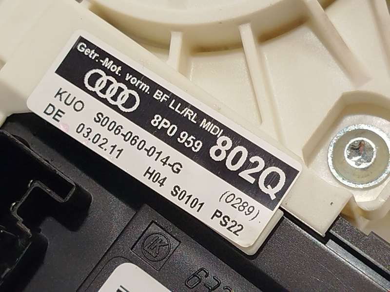 Recambio de elevalunas delantero derecho para audi a3 (8p1) 1.2 tsi referencia OEM IAM 8P0959802Q - Blanco 4