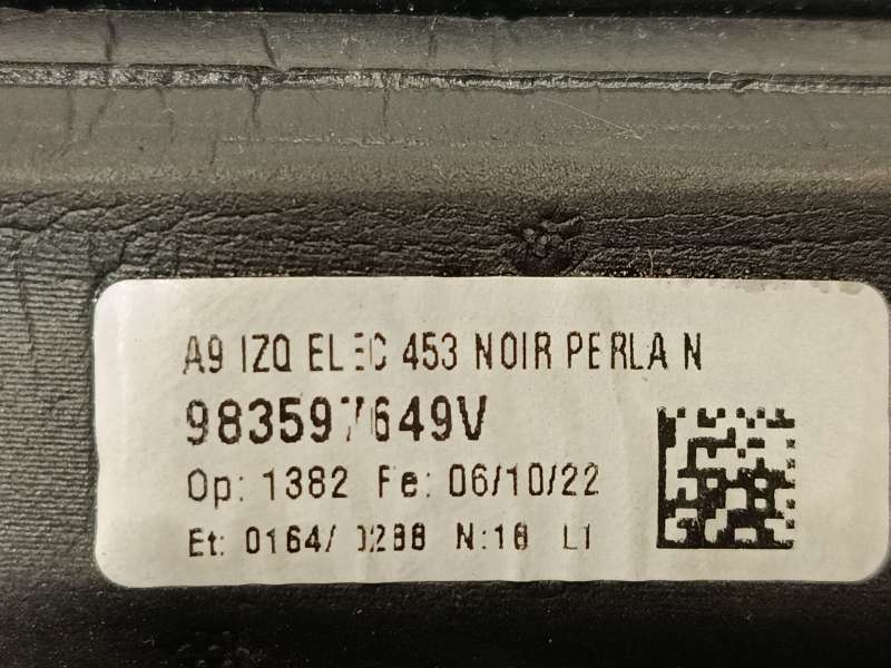 Recambio de retrovisor izquierdo para opel corsa f (p2jo) 1.2 (68) referencia OEM IAM 983597649V 983597641T 5