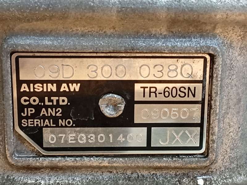 Recambio de caja cambios para volkswagen touareg (7la, 7l6, 7l7) 2.5 r5 tdi referencia OEM IAM JXX 09D300038Q 0AD341011G - Negro 8
