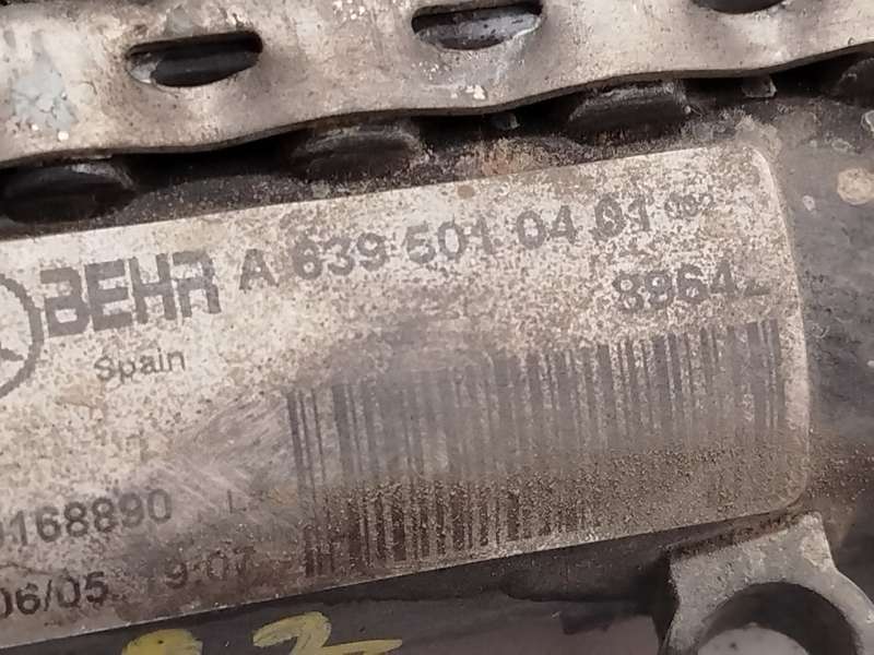 Recambio de radiador agua para mercedes-benz vito / mixto furgoneta (w639) 115 cdi (639.601, 639.603, 639.605) referencia OEM IA - Negro 5