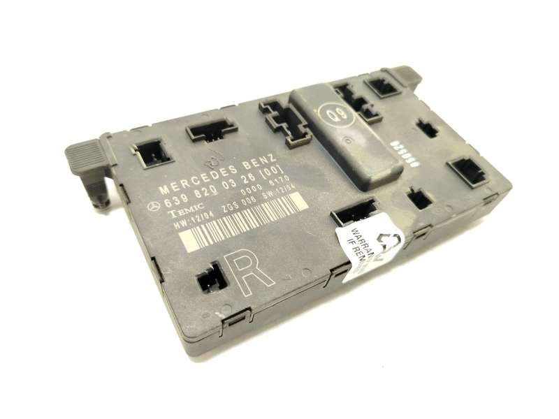 Recambio de centralita confort para mercedes-benz vito / mixto furgoneta (w639) 115 cdi (639.601, 639.603, 639.605) referencia O - Negro