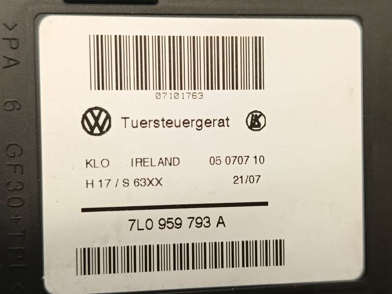 Recambio de elevalunas delantero izquierdo para volkswagen touareg (7la, 7l6, 7l7) 2.5 r5 tdi referencia OEM IAM 7L0959793A 0130 - Negro 4