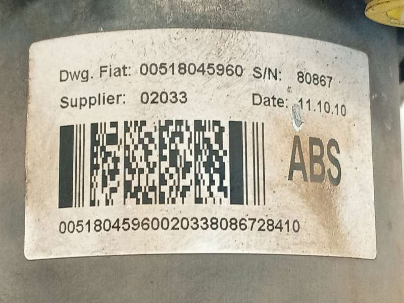 Recambio de abs para peugeot boxer furgoneta 2.2 hdi 120 referencia OEM IAM 51804596 0265232112 0265800717 - Blanco 7