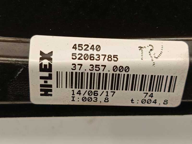 Recambio de elevalunas delantero derecho para fiat doblo cargo (263_) 1.3 d multijet referencia OEM IAM 52063785 4