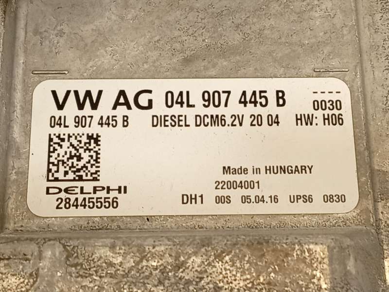 Recambio de centralita motor uce para volkswagen golf vii variant (ba5, bv5) 1.6 tdi referencia OEM IAM 04L907445B  28445556 - Plata 4