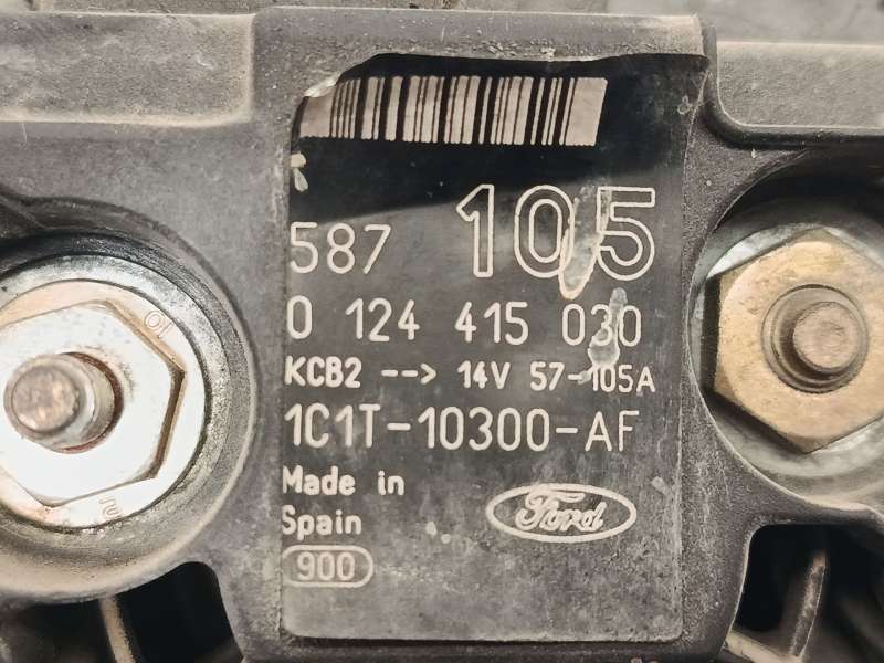 Recambio de alternador para ford transit furgoneta (fa_ _) 2.0 di (fae_, faf_, fag_) referencia OEM IAM 1C1T10300AF  0124415030 5