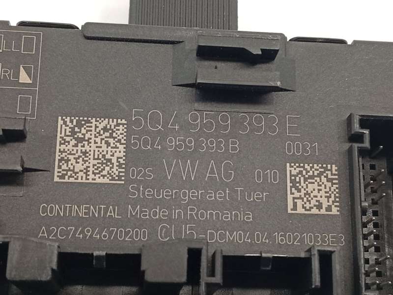 Recambio de modulo confort para volkswagen golf vii variant (ba5, bv5) 1.6 tdi referencia OEM IAM 5Q4959393E  A2C7494670200 - Plata 4