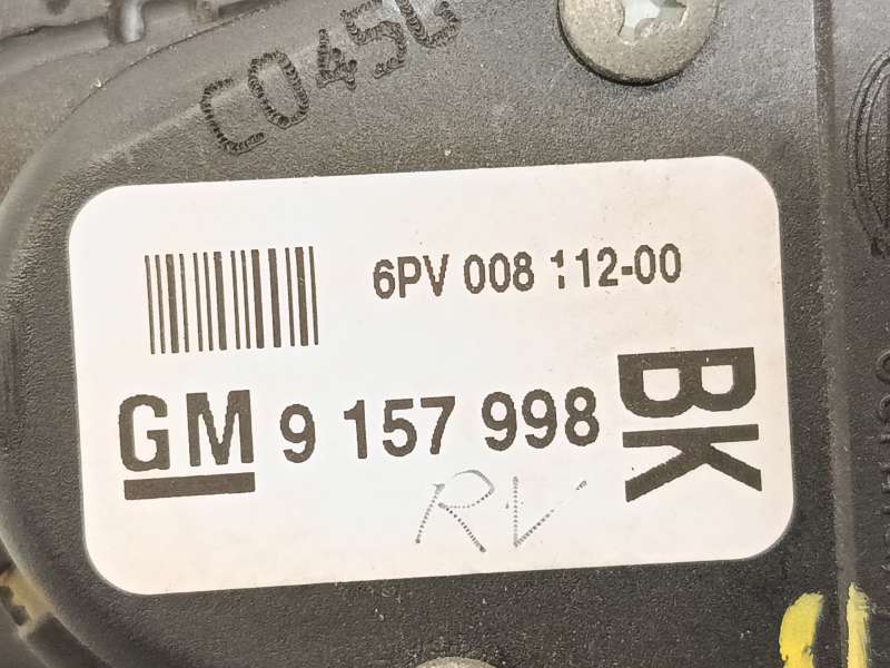 Recambio de potenciometro pedal para opel astra h (a04) 1.7 cdti (l48) referencia OEM IAM 9157998  6PV00811200 - Negro 5