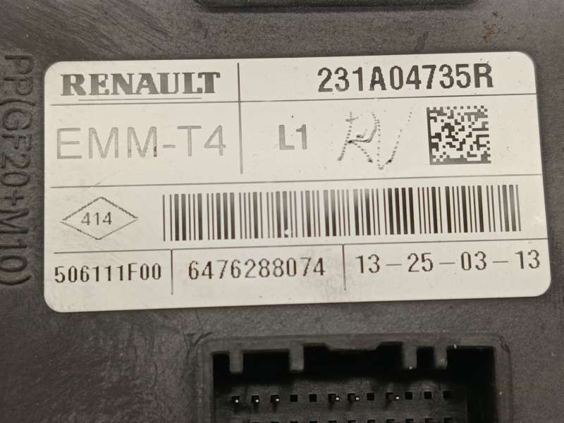 Recambio de modulo electronico para renault captur i (j5_, h5_) 0.9 tce 90 referencia OEM IAM 231A04735R 5