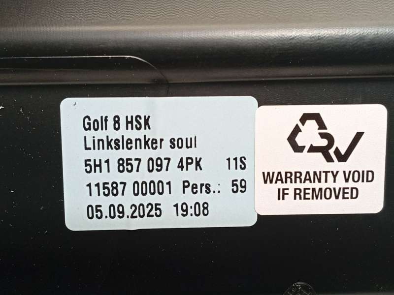Recambio de guantera para volkswagen  golf viii 1.5 referencia OEM IAM 5H18570974PK - Plata 5