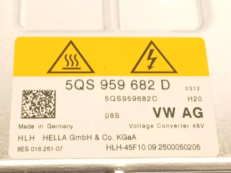 Recambio de modulo electronico para volkswagen  golf viii 1.5 referencia OEM IAM 5QS959682D  8ES016251 - Plata 5