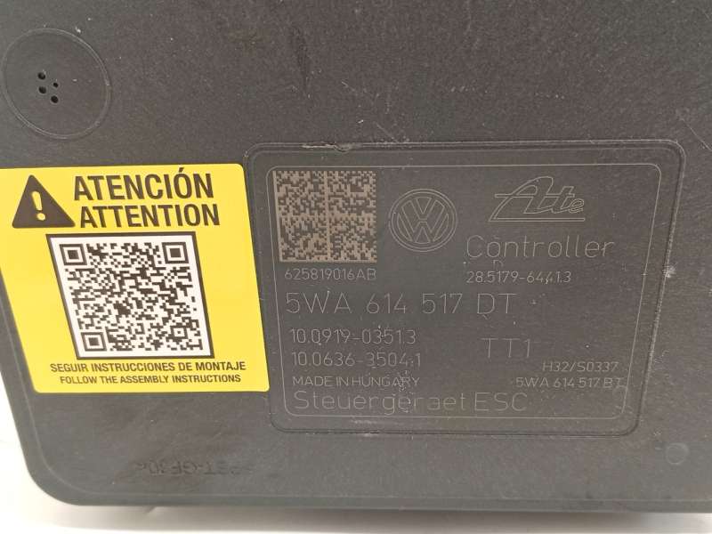 Recambio de abs para volkswagen  golf viii 1.5 referencia OEM IAM 5WA614517DT 10022031544 10091903513 - Plata 5