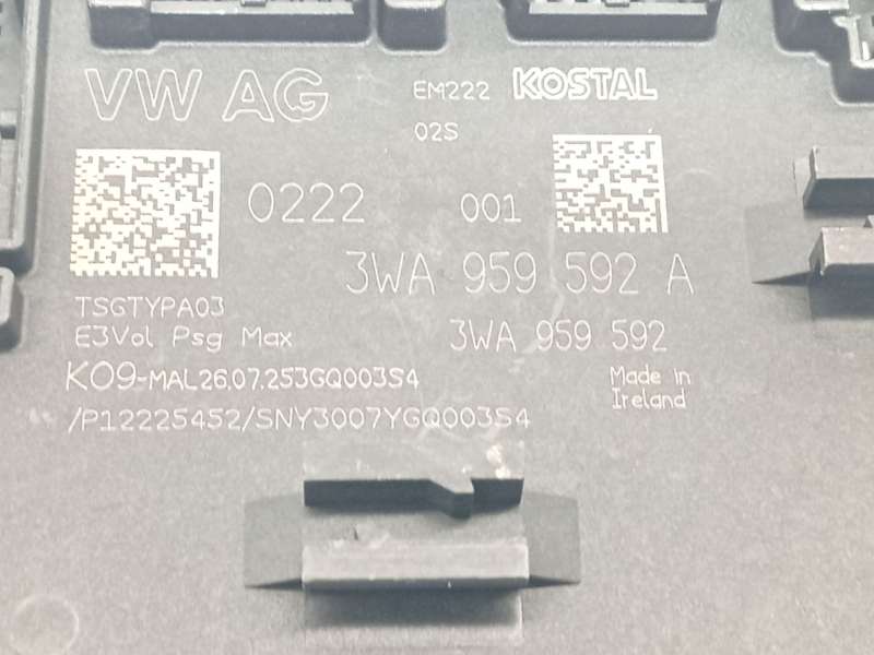 Recambio de modulo confort para volkswagen  golf viii 1.5 referencia OEM IAM 3WA959592A - Plata 3