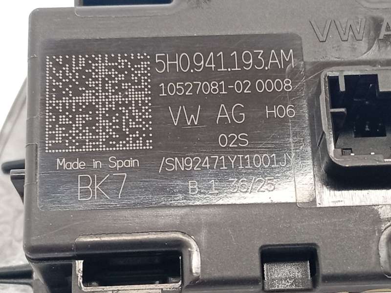 Recambio de mando luces para volkswagen  golf viii 1.5 referencia OEM IAM 5H0941193AMWUG - Plata 4