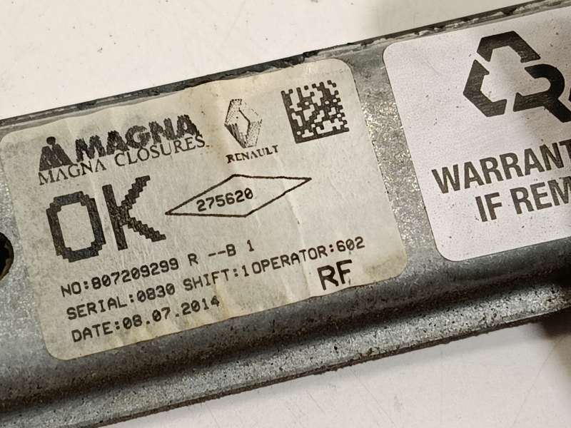 Recambio de elevalunas delantero derecho para dacia sandero ii (b8_) 1.2 referencia OEM IAM 807209299R - Blanco 5