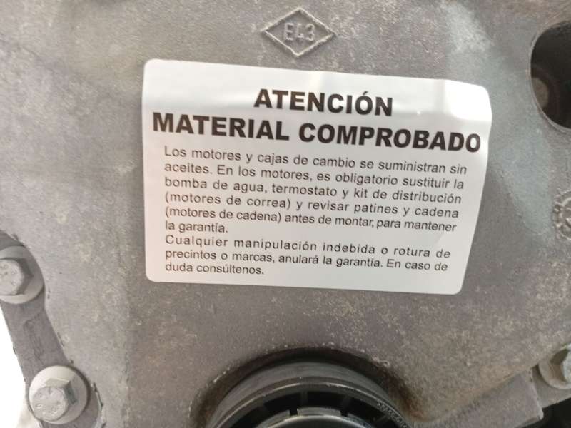 Recambio de motor completo para dacia sandero ii (b8_) 1.2 referencia OEM IAM D4F732 - Blanco 6