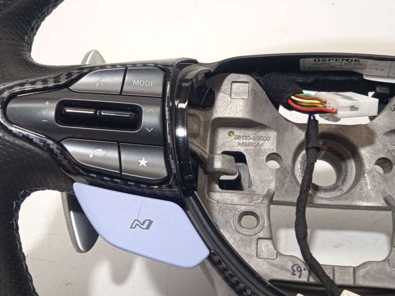 Recambio de volante para hyundai kona (os, ose, osi) 2.0 n referencia OEM IAM 56130K9000 56100I3150PYZ - Azul 4