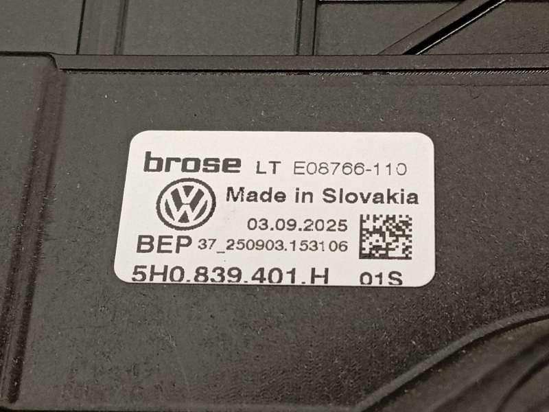 Recambio de elevalunas trasero izquierdo para volkswagen  golf viii 1.5 referencia OEM IAM 5H0839401H 5Q0959408G - Plata 5