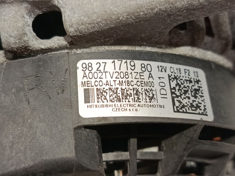 ALTERNADOR 9827171980 A002TV2081ZEA