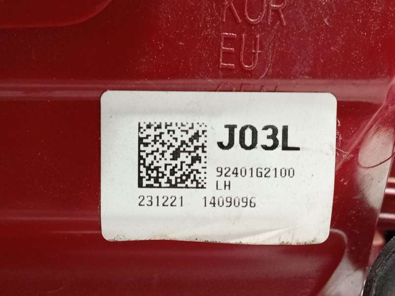 Recambio de piloto trasero izquierdo para hyundai ioniq (ae) 1.6 gdi hybrid referencia OEM IAM 92401G2100 7