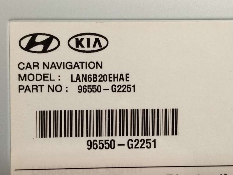 Recambio de sistema navegacion gps para hyundai ioniq (ae) 1.6 gdi hybrid referencia OEM IAM 96550G2251  LAN6B20EHAE 7