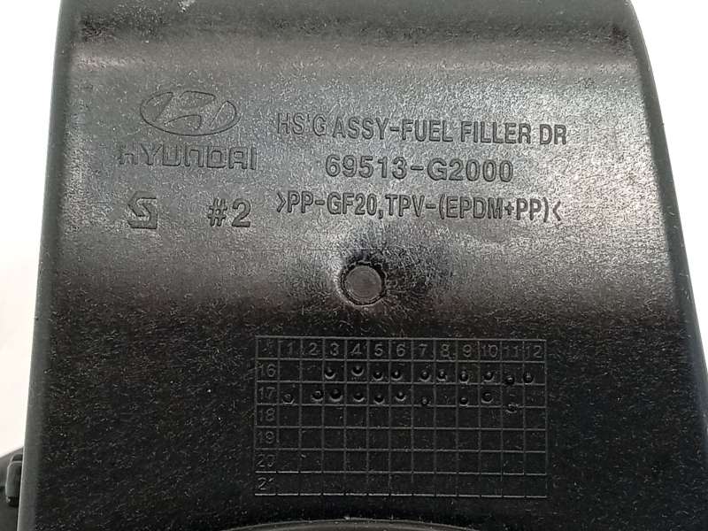 Recambio de tapa exterior combustible para hyundai ioniq (ae) 1.6 gdi hybrid referencia OEM IAM 69510G2000 69513G2000 4