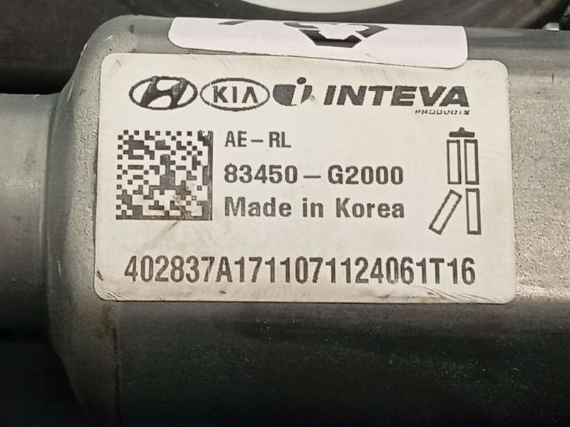 Recambio de elevalunas trasero izquierdo para hyundai ioniq (ae) 1.6 gdi hybrid referencia OEM IAM 83470G2000 83450G2000 4