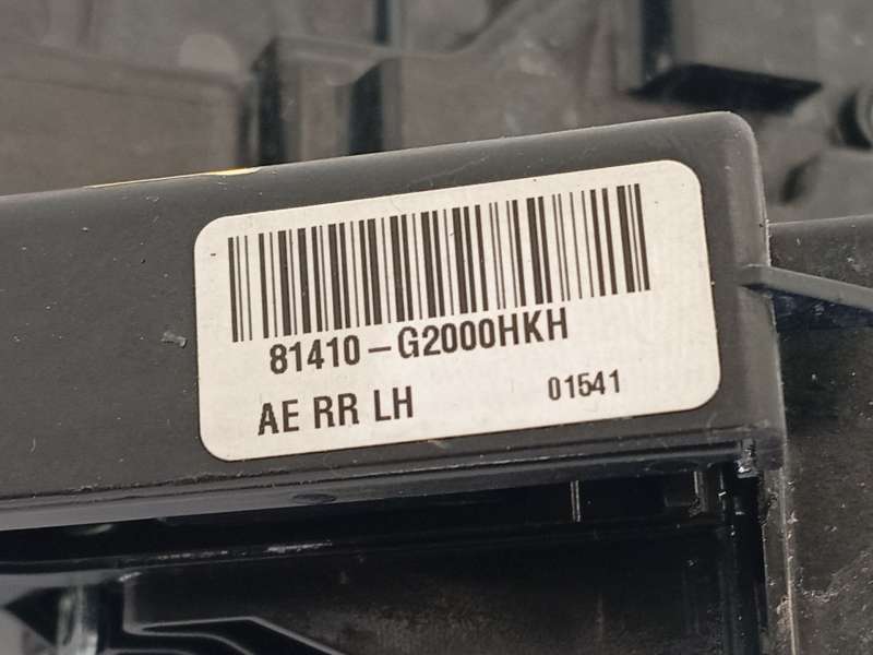 Recambio de cerradura puerta trasera izquierda para hyundai ioniq (ae) 1.6 gdi hybrid referencia OEM IAM 81410G2000HKH 4