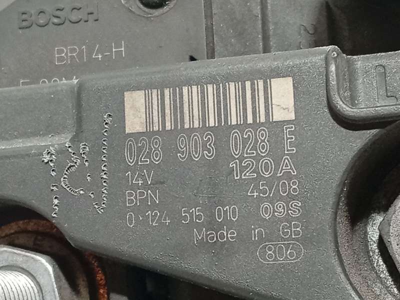 Recambio de alternador para seat ibiza iv (6j5, 6p1) 1.9 tdi referencia OEM IAM 028903028E  0124515010 - Azul 5