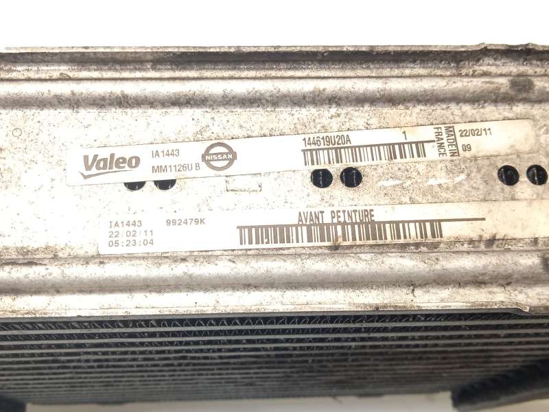Recambio de intercooler para nissan nv200 furgoneta 1.5 dci 85 (m20, m20m) referencia OEM IAM 144619U20A - Blanco 3