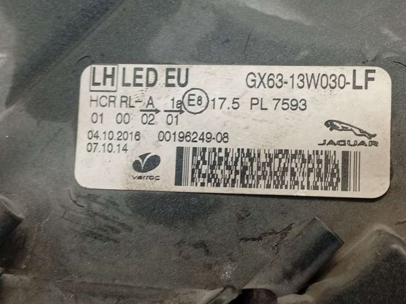 Recambio de faro izquierdo para jaguar f-pace (x761) 2.0 td4 awd referencia OEM IAM T2H24596 GX6313W030LF - Blanco 7