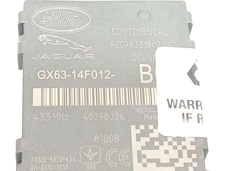 Recambio de modulo electronico para jaguar f-pace (x761) 2.0 td4 awd referencia OEM IAM GX6314F012BC  A2C98321802 - Blanco 3
