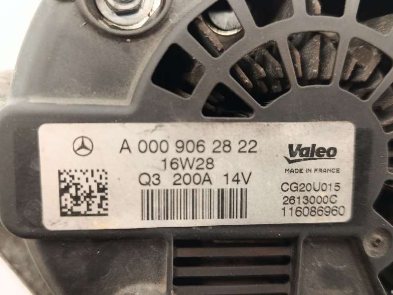 Recambio de alternador para mercedes-benz glc (x253) 250 d 4-matic (253.909) referencia OEM IAM A0009062822 2613000C CG20U015 - Plata 5