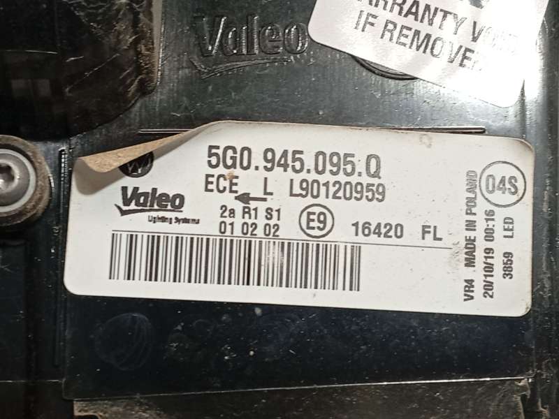 Recambio de piloto trasero izquierdo para volkswagen golf vii variant (ba5, bv5) 1.0 tsi referencia OEM IAM 5G0945095Q  L9012095 - Gris 6
