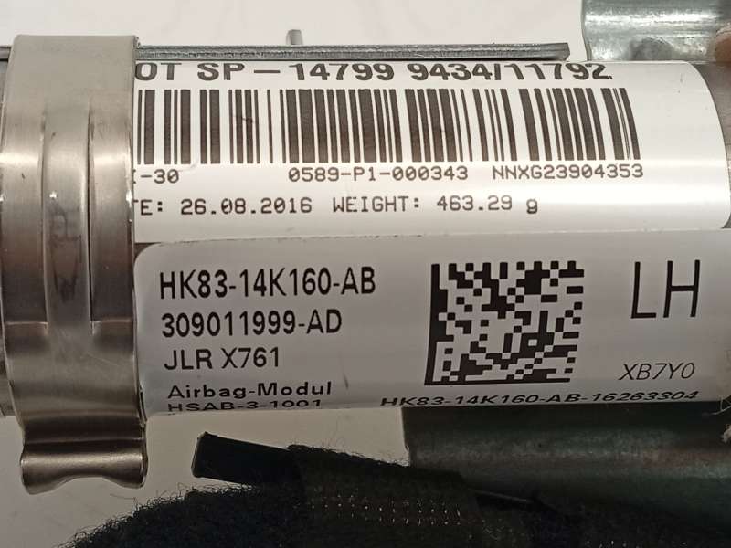 Recambio de airbag cortina delantero izquierdo para jaguar f-pace (x761) 2.0 td4 awd referencia OEM IAM T4A2229 HK8314K160AB - Blanco 4