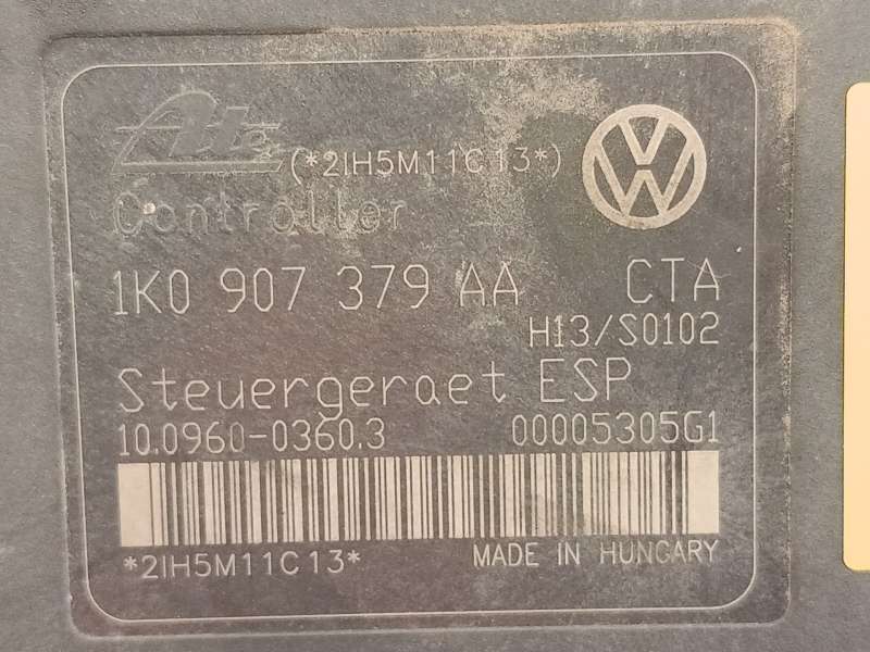 Recambio de abs para volkswagen golf v (1k1) 1.9 tdi referencia OEM IAM 1K0614517T 1K0907379AA 10020602204 - Negro 7