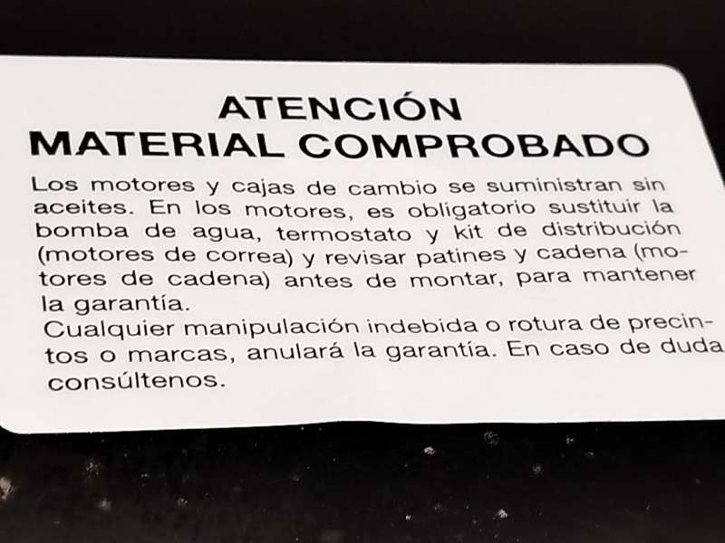 Recambio de motor completo para mini mini (f55) one d referencia OEM IAM B37C15A - Gris 9