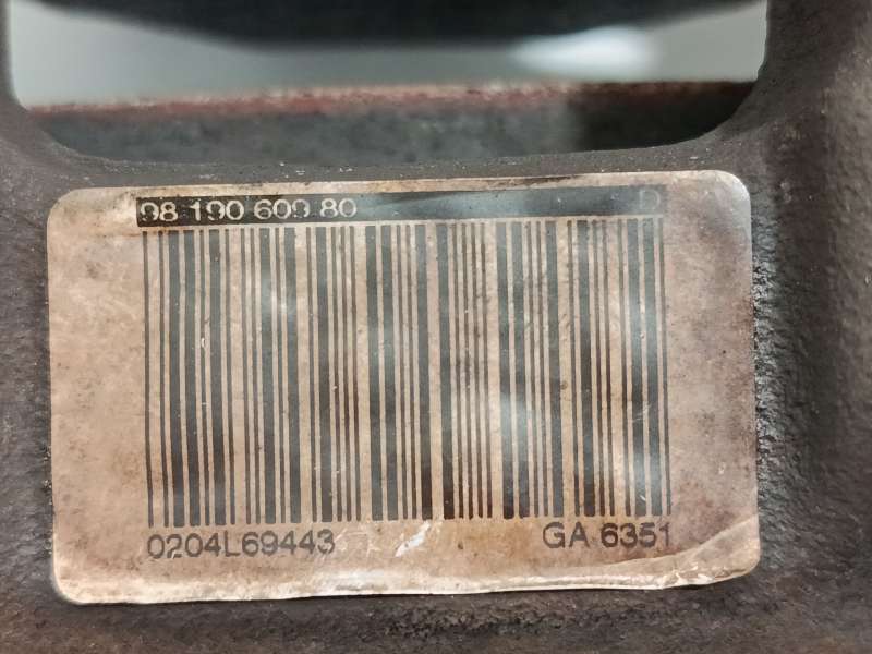Recambio de pinza freno trasera derecha para citroën grand c4 spacetourer (3a_, 3e_) 1.5 bluehdi 130 referencia OEM IAM 98190609 - Gris 6