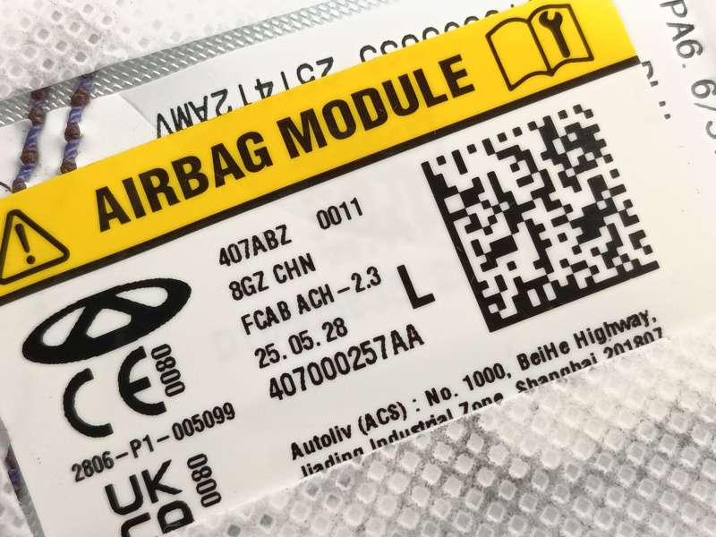 Recambio de airbag lateral izquierdo para ebro s400 1.5 hev (hybrid) referencia OEM IAM 407000257AA 2806P1005099 - Blanco 5