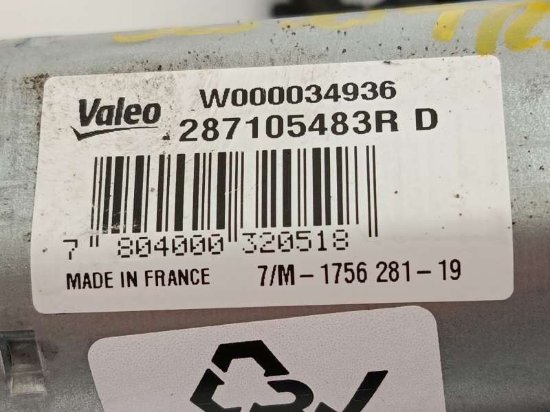 Recambio de motor limpia trasero para dacia sandero ii (b8_) 1.5 blue dci 95 (b8jl) referencia OEM IAM 287105483R  W000034936 - Plata 4