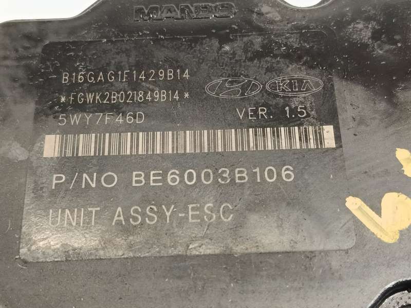 Recambio de abs para hyundai ix35 style 2wd referencia OEM IAM 589202Y350 BE6003B106 BH6013I001 7