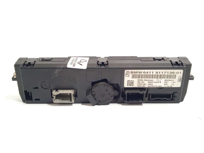 Recambio de mando climatizador para bmw 3 touring (e91) 320 d referencia OEM IAM 64119117136 64119199259 A2C53181399 - Negro 3