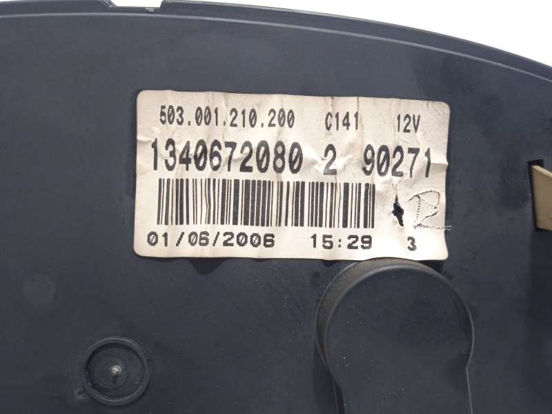Recambio de cuadro instrumentos para peugeot boxer furgoneta 2.2 hdi 100 referencia OEM IAM 1340672080 6106ZR 503001210200 - Blanco 5