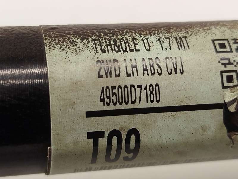 Recambio de transmision delantera izquierda para hyundai tucson (tl, tle) 1.7 crdi referencia OEM IAM 49500D7180 - Rojo 3