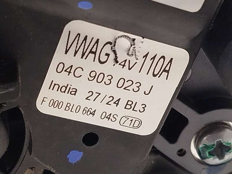 Recambio de alternador para seat ibiza v (kj1, kjg) 1.0 tsi referencia OEM IAM 04C903023J  F000BL0064 4