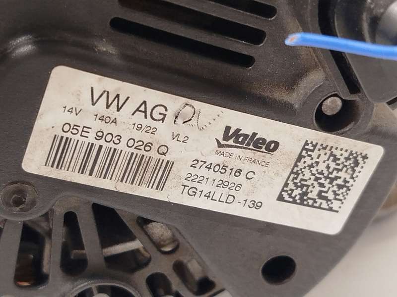 Recambio de alternador para seat arona (kj7, kjp) 1.0 tsi referencia OEM IAM 05E903026Q 2740516C TG14LLD 4